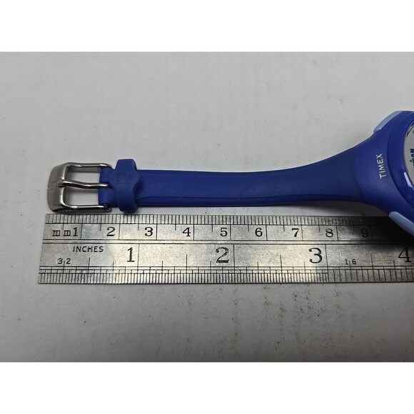 Womens Timex Ironman Triathlon 10 Lap Digital Watch Indiglo Alarms New Battery - Picture 9 of 11